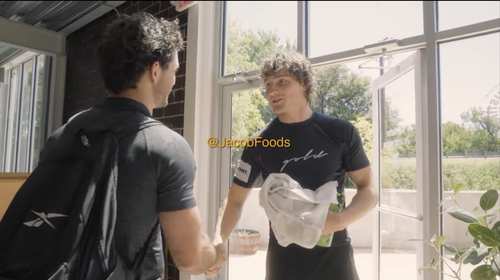 Jacob filming with Cru Mahoney